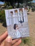 Personalized Graduation Magnet with Name & Graduation Date