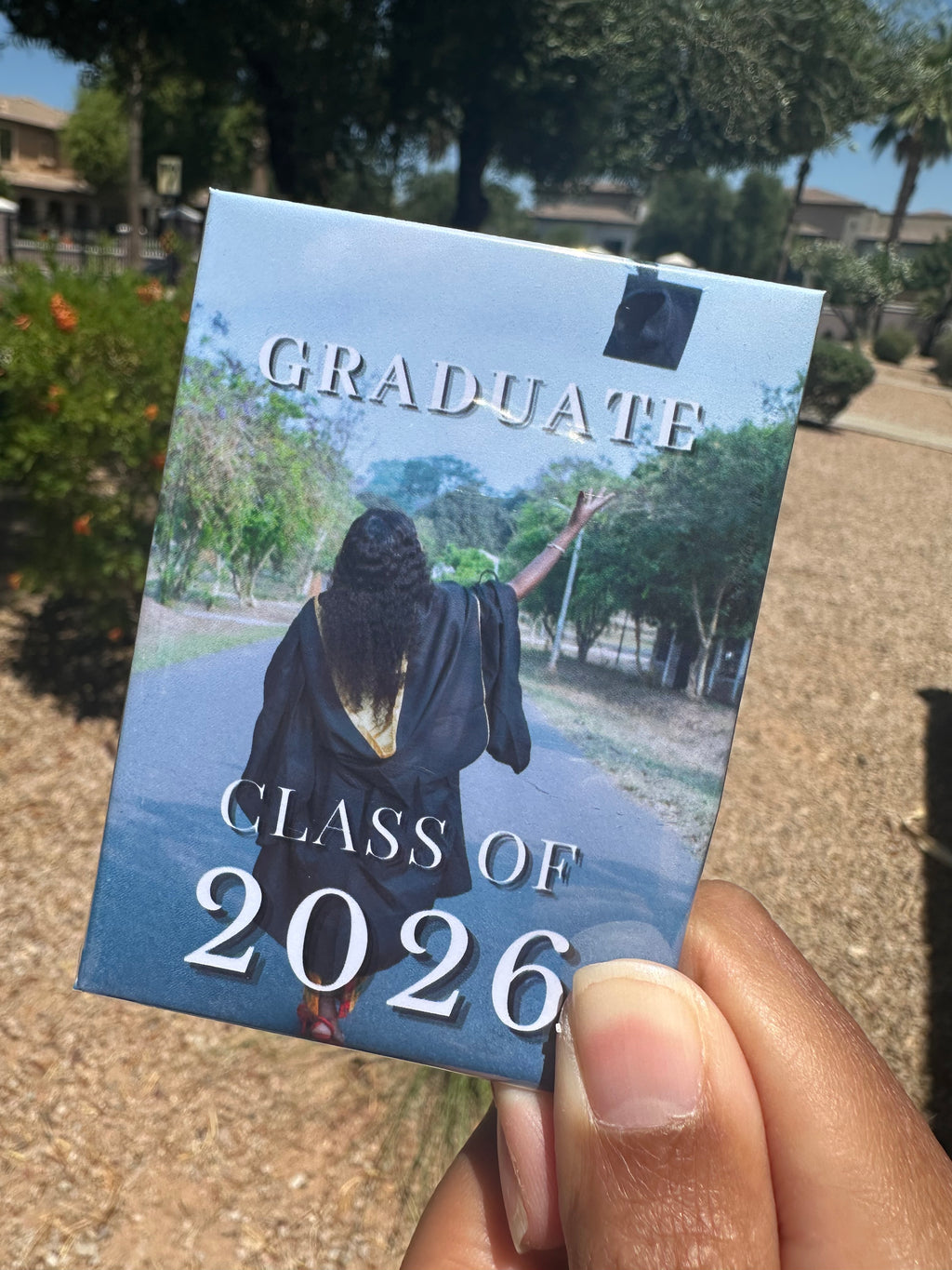Custom Graduation Photo Magnet | Personalized Grad Keepsake