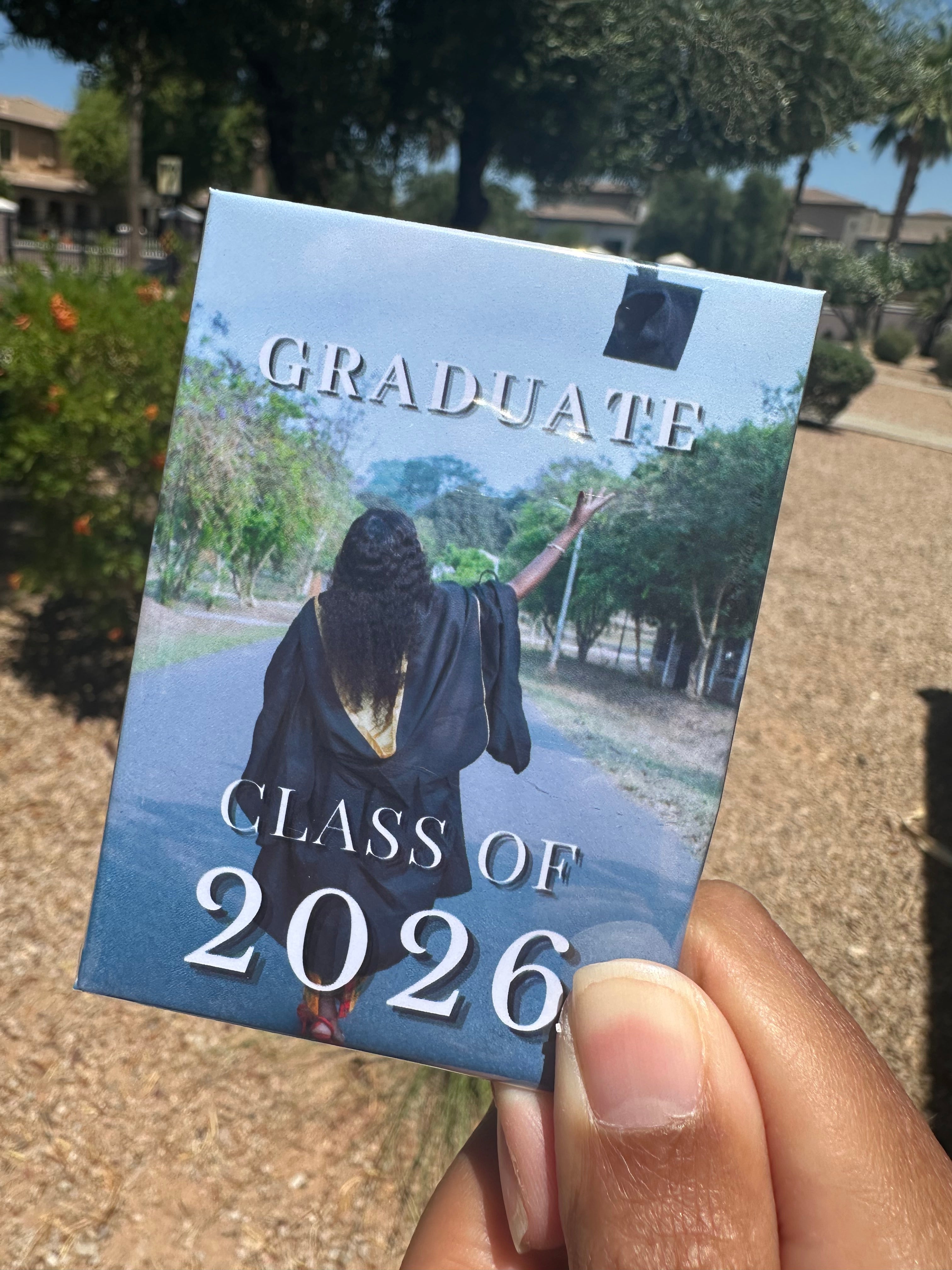 Custom Graduation Photo Magnet | Personalized Grad Keepsake