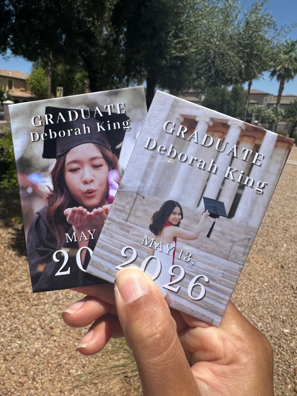 Personalized Graduation Magnet with Name & Graduation Date