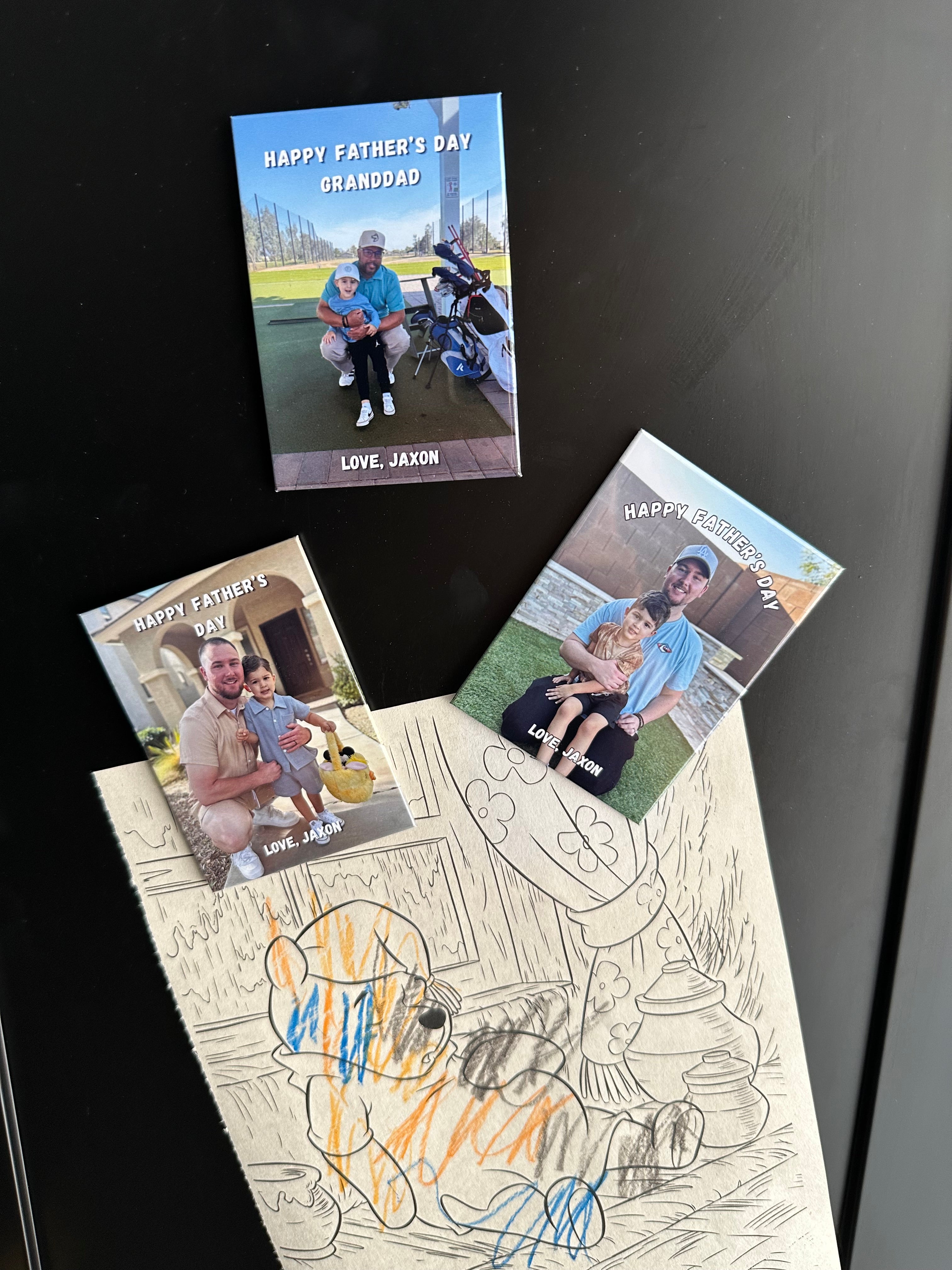 Personalized Father’s Day Photo Magnet (2.5” x 3.5”)