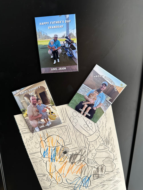 Personalized Father’s Day Photo Magnet (2.5” x 3.5”)