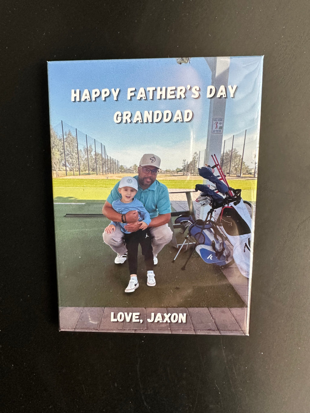 Personalized Father’s Day Photo Magnet (2.5” x 3.5”)
