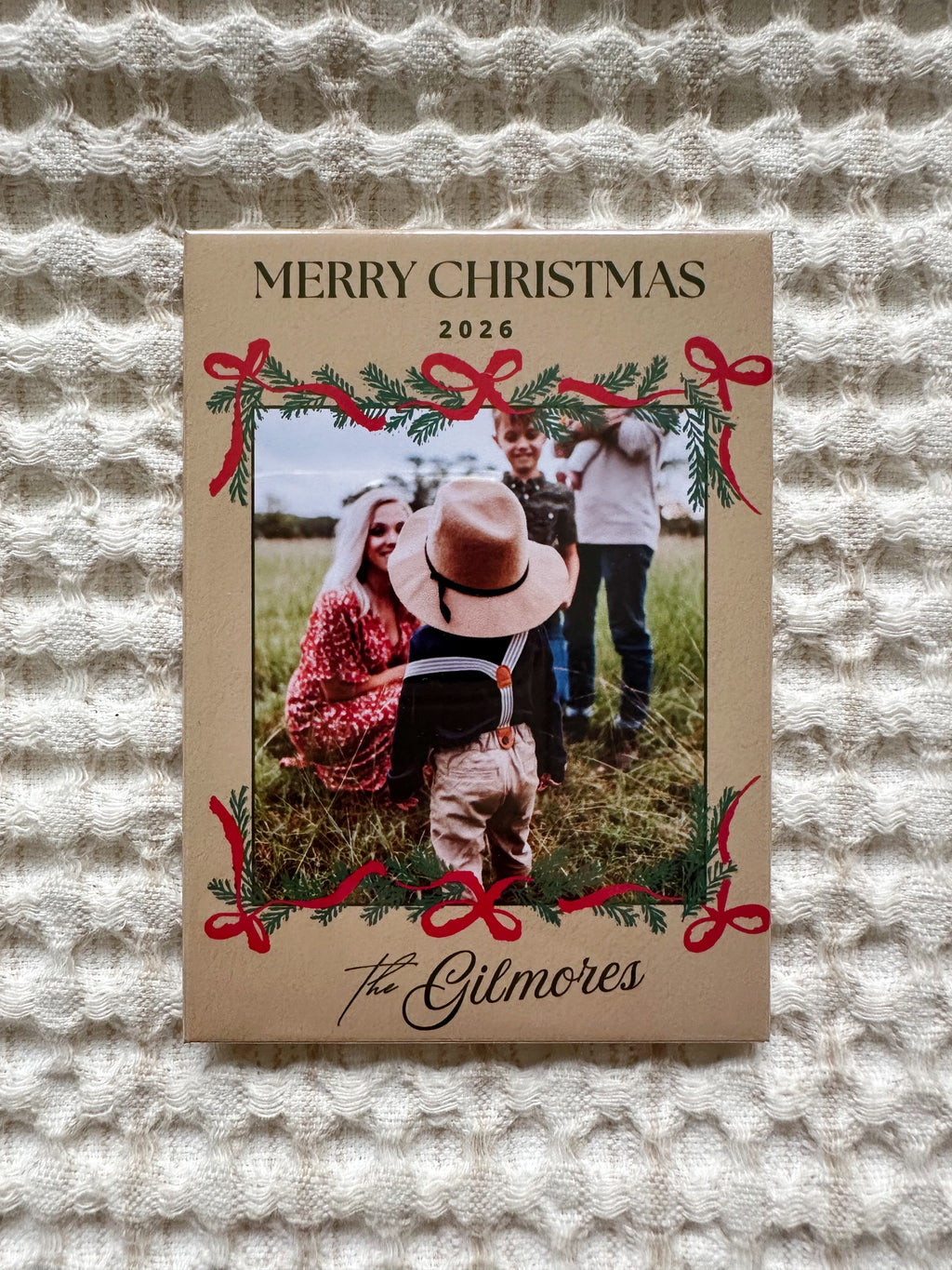 Personalized Christmas Card Magnets | Holiday Photo Cards