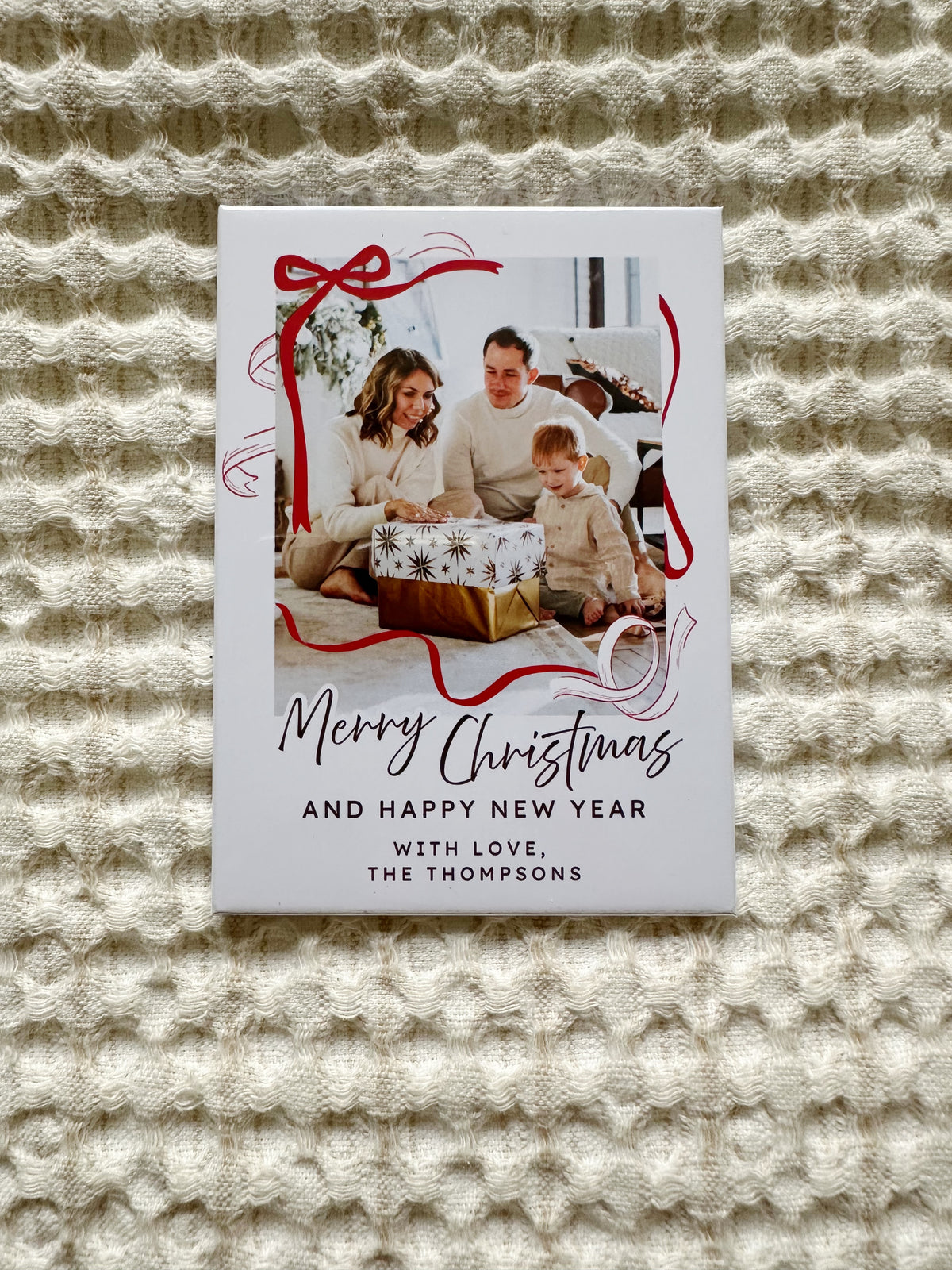 Personalized Christmas Card Magnets | Holiday Photo Cards