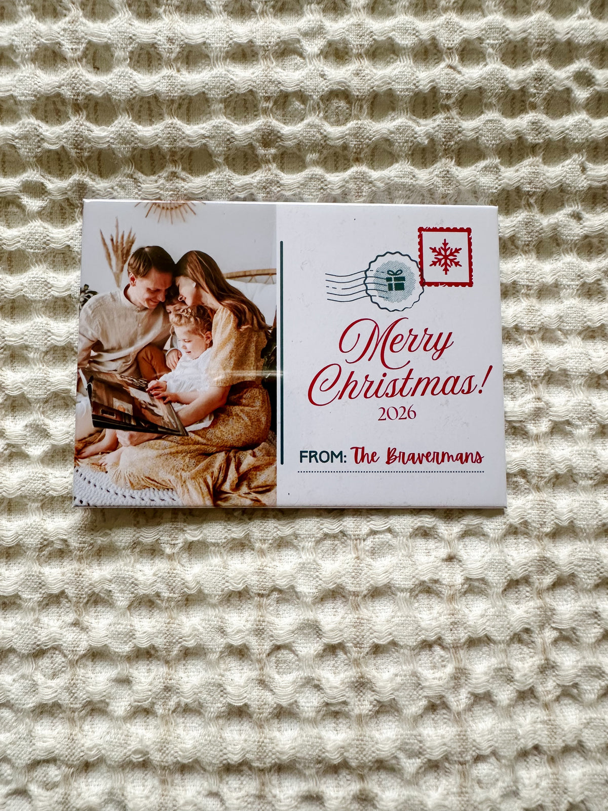 Personalized Christmas Card Magnets | Holiday Photo Cards